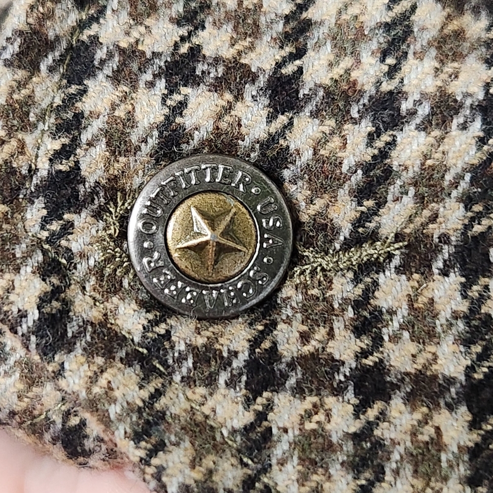 Schaefer Outfitter Laramie Western Wool Blend Vest 3XL Gun Club Houndstooth New - Picture 7 of 11